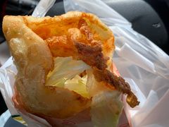 -小红车炸蛋葱油饼