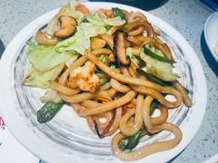 海鲜炒乌冬面-大渔铁板烧(大悦城店)