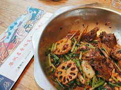 主打的干锅鸭头-安诚居干锅鸭头(八角店)