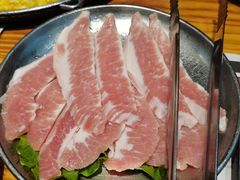 猪颈肉-青瓦炭韩潮烤肉(花园道店)