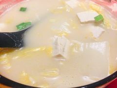 鸡汤小白菜炖豆腐-西贝莜面村(上海百联西郊店)