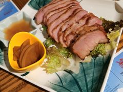 炭烧猪爽肉-彩蝶谷美食廊·粤式经典南番顺·铁板烧烤泰风味(广州长隆酒店)