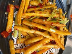 干煸藕丝-刘胖子家常菜·蹄花焖藕(兴业店)