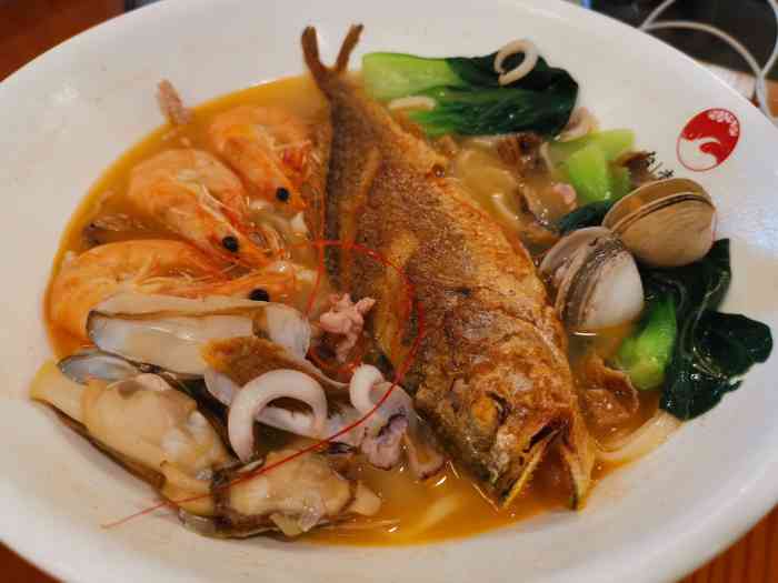 台壹膳·台州海鲜面-"位于三林路和灵岩南路路口的一家海鲜面馆,.