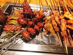 户外羊肉串串-那些年记忆烧烤