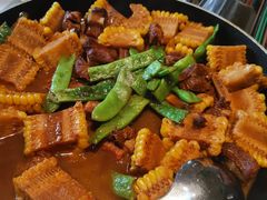 老玉米炖排骨-青岛美食鲁菜大酒店