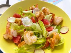 柚子虾仁沙拉-kizfive亲子餐厅(文立方店)