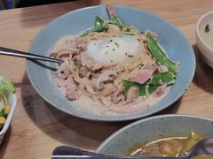 奶油培根意面-红小满休闲餐厅(十全街店)