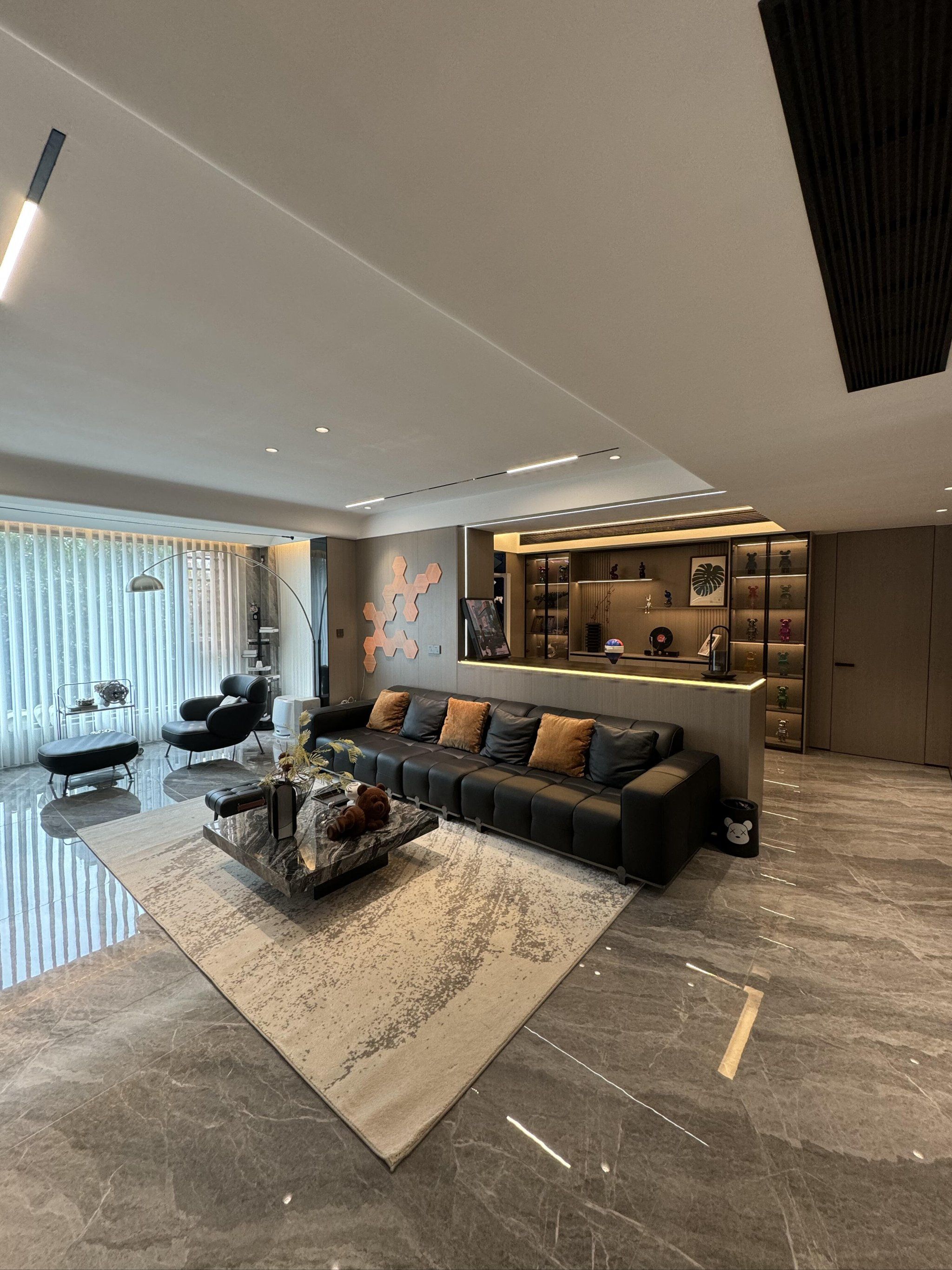 云参观极简大横厅❗️