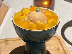 芒果冰淇淋球-上上瓷·艺境川菜(IFS旗舰店)