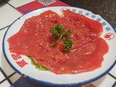 双椒鲜牛肉-喜悦小串丹东小黄牛海鲜烧烤大排档(民主广场店)