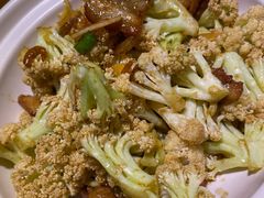 干锅有机菜花-船歌·鱼水饺青岛菜(金狮广场店)
