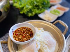 温泉蛋拌饭-味家烤肉烤鳗鱼牛排(西塔旗舰店)