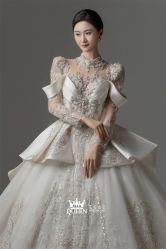 点击看大图 -艾拉·女王婚纱礼服馆