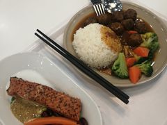 三文鱼沙拉配豆子-宜家·瑞典风味餐厅(北京西红门店)