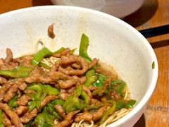 青椒肉丝盖浇面-花园茶楼(兴城西路店)