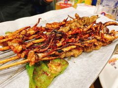 鱿鱼须-宝记烧烤·碳锅羊肉·羊蝎子火锅·夜食社(文体路创始店)