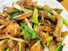 酱爆鱿鱼筒-田源农家饭店·窑鸡王·海鲜(东部湾·融创店)