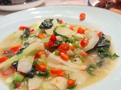 滚炒紫苏白黄瓜-径山十八道·风味民间菜(杭州总店)