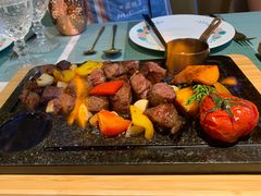 田园澳洲骰子牛肉-蜜桃花开·中西融合菜E&W(南长街店)