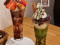 蛋糕士多啤梨朱古力芭菲-Ufufu cafe(天神巷店)