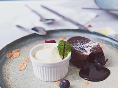 熔岩巧克力配冰激凌-IL Forno 意坊·意大利餐厅(花园店)