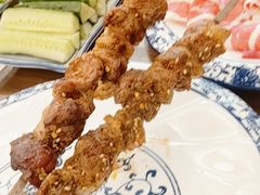 碳烤鲜羊肉串-磁器铜锅涮肉(交大东路店)