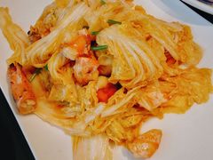 明虾烧菜芯-东莱馋房(陆家嘴店)