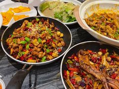 干锅香辣兔（份）-情妹耙泥鳅·江湖川菜(科华店)