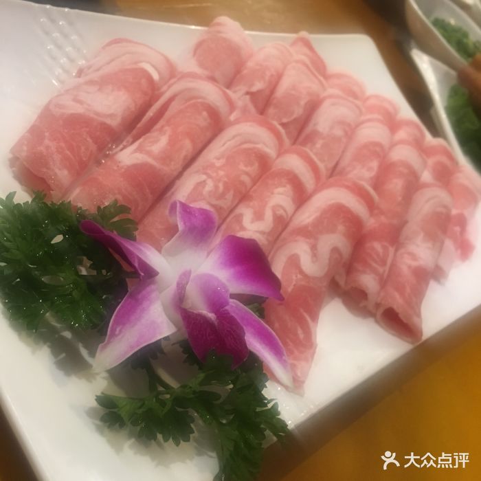 盛记成都老火锅-羊肉卷图片-温州美食-大众点评网