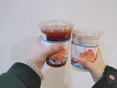 招牌草莓大福奶茶-伏小桃(明瓦廊店)
