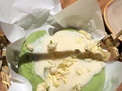 抹茶茉莉生酪-李百蟹·江南蟹黄面·河景餐厅(夫子庙总店)