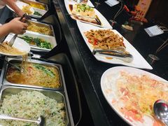 自助取餐区-素德轩素食餐厅(东港店)