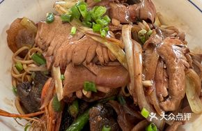 Shrimp, Pork Kidney and Eel Stir-fry