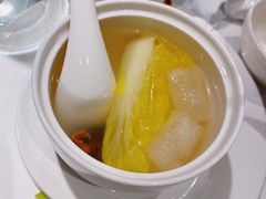 竹荪羊肚菌白菜心汤-四季民福烤鸭店(前门店)