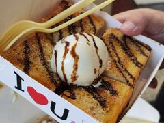 香草冰淇淋厚吐司-阿信厚吐司(曾厝垵店)