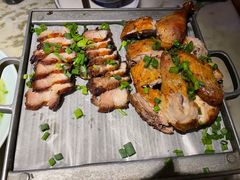 绿茶葱香烤鸡烤肉合拼-绿茶餐厅(乐峰广场店)