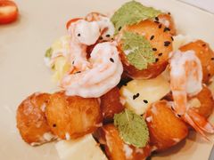 菠萝油条虾-鹿港小镇(黄金店)