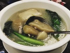 青菜肉丝煮水糍粑-美极鲜食坊(宝安南路店)