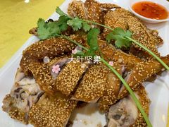 招牌芝麻鸡-阿四台山黄鳝饭(东门店)