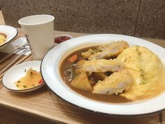 炸虾排咖喱蛋包饭-池奈·咖喱蛋包饭(熙地港店)