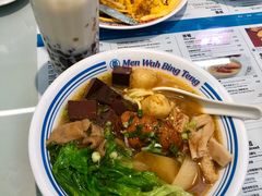 一碗全拼车仔面-敏华冰厅(平安金融中心店)