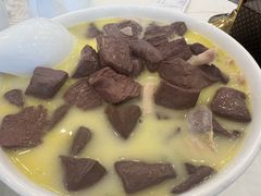 韭香鸭血鹅肠-怡园饭店-餐厅(四望亭店)