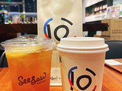 椰子燕麦拿铁-Seesaw Coffee(上海尚悦湾店)