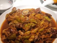 茄子炖蚬子-日丰园海肠水饺·老字号大连海鲜(和平广场店)