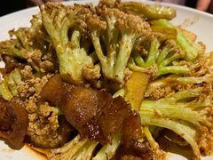 干锅有机花菜-老头儿油爆虾(星光一期店)