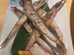 盐烤多春鱼-萤初高端日料王(曲江银泰店)