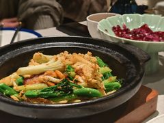 堂烹鱼籽酱花菜-狮王府淮扬菜(老门东店)