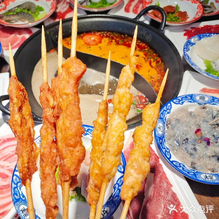 吃郝阿娘鲜切牛肉自助火锅!好city啊~