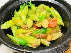 啫啫虾酱芥兰煲-肥仔文澳门猪骨煲(南京西路店)